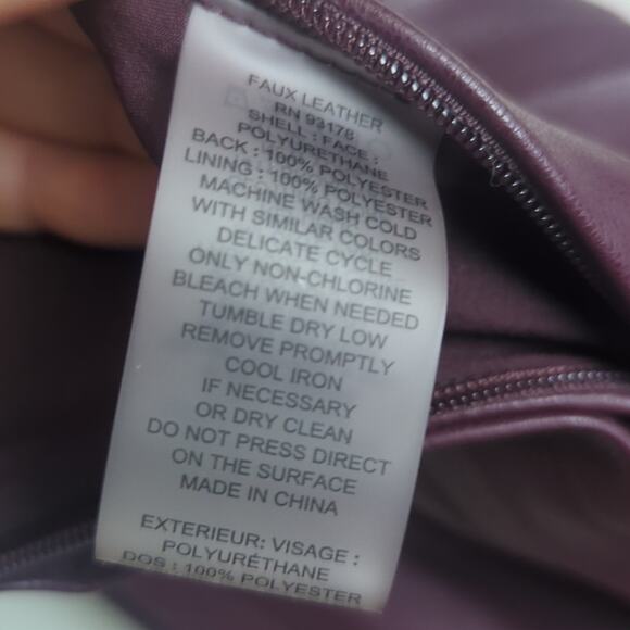 Elie Tahari Pleather Skirt Asymmetrical Whimsigoth Women's Size 4 - Picture 10 of 12